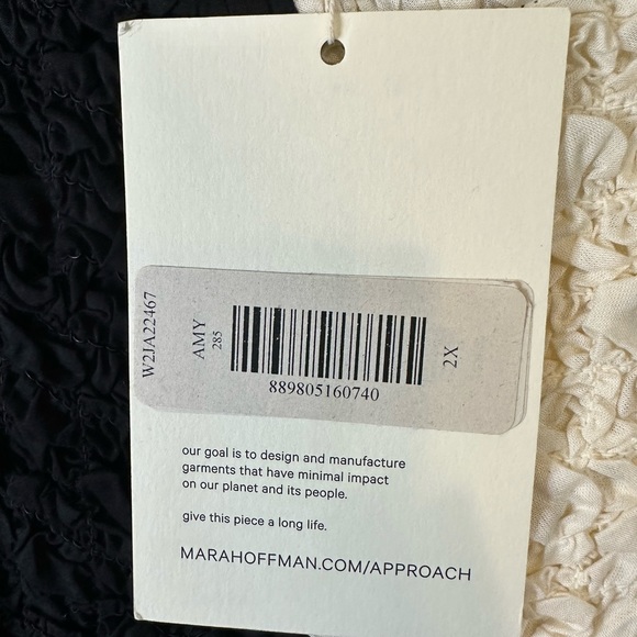 Mara Hoffman NWT Amy Long Sleeve Dress sz 2X - Picture 7 of 12